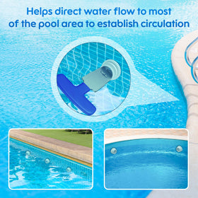 MUSCCCM SP1419A–E compatible drain fittings for pool setups