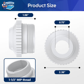 SP1419D 360-degree rotating nozzle enables customizable water direction and improved circulation.