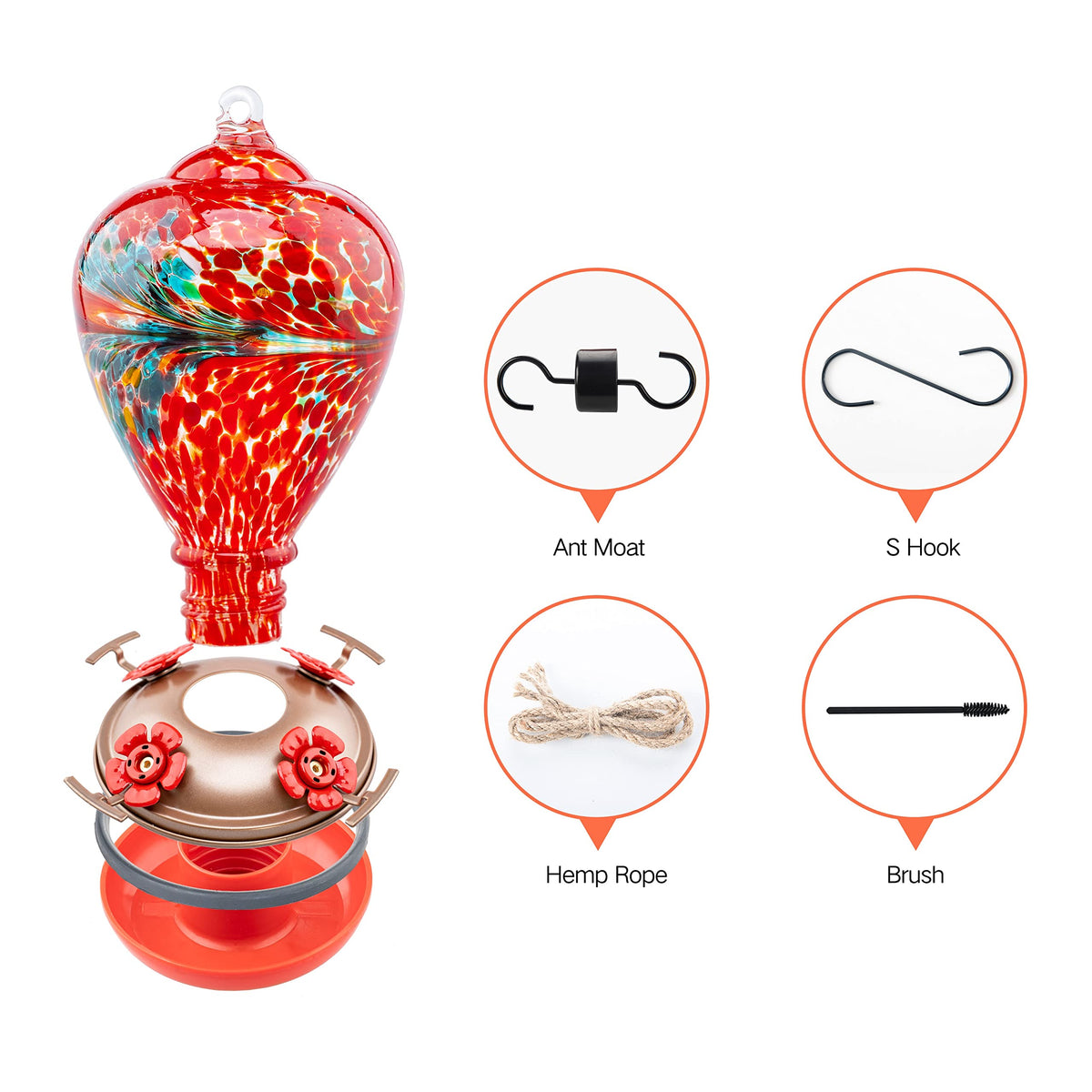 Muse Garden hummingbird feeder makes a thoughtful gift for mom and gardeners.