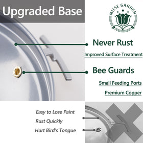 Muse Garden wide-mouth design simplifies refilling and cleaning