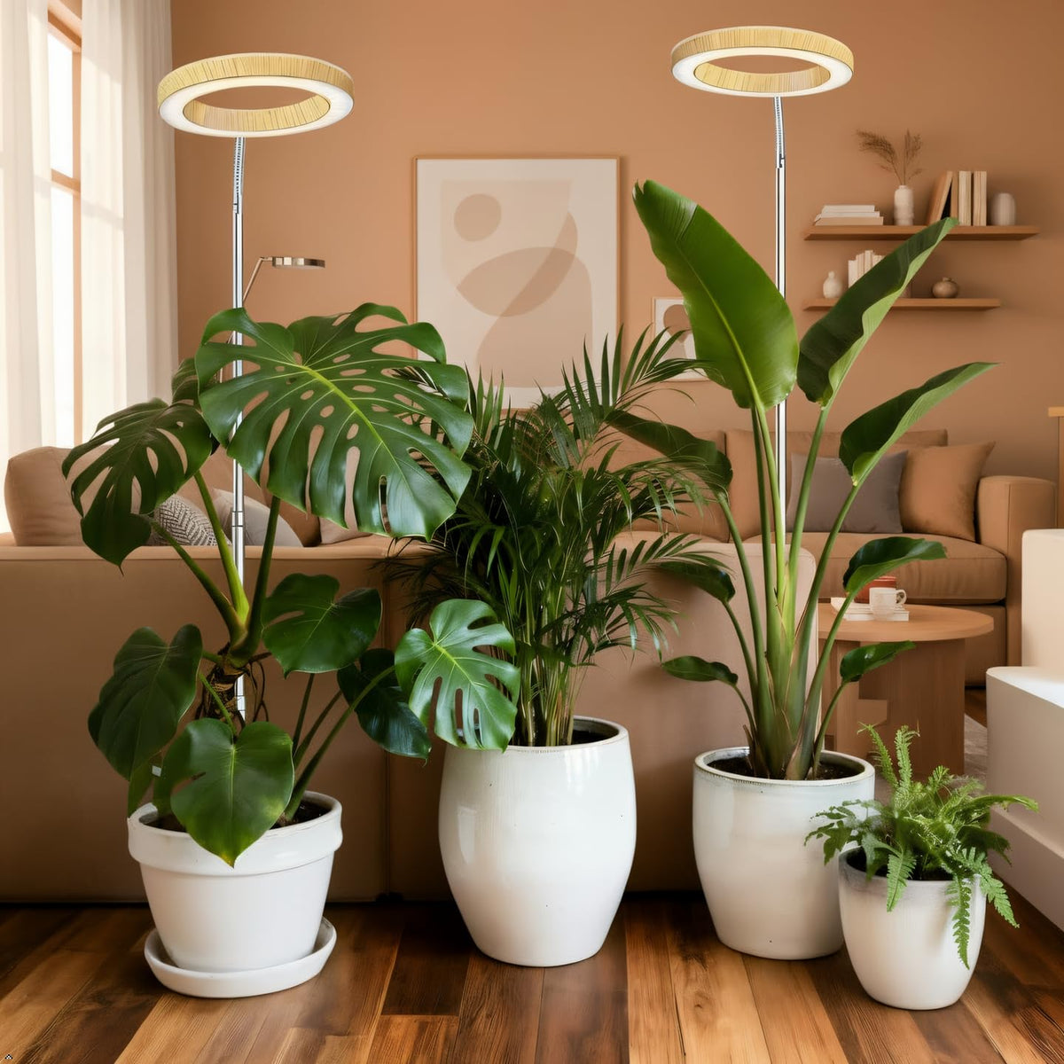 MUSELUCE grow light binding straps included for secure plant setup