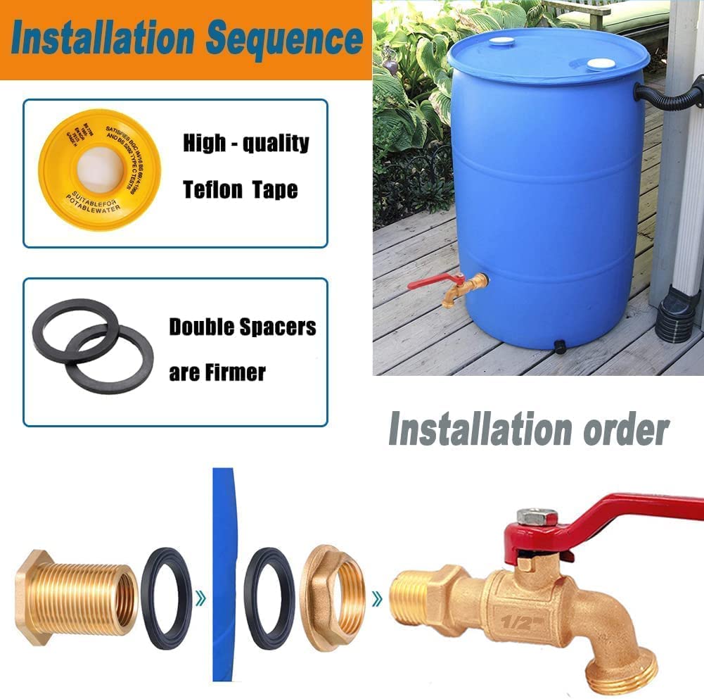 Musibo kit included parts laid out for a complete leak-free setup
