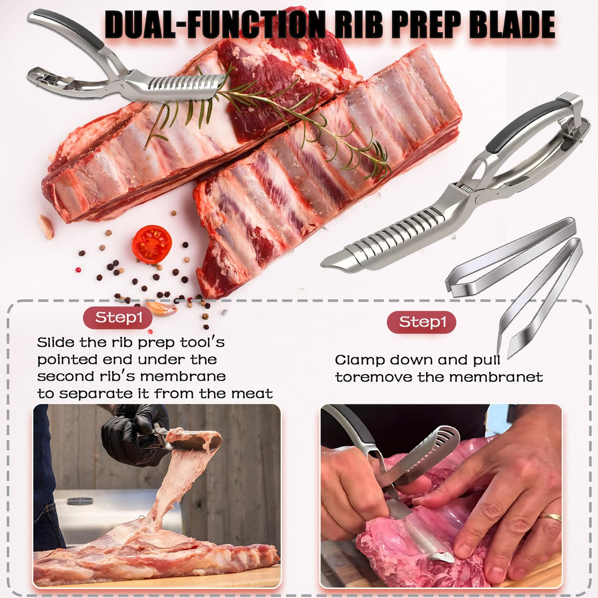 Musibo Nitrile Gloves provide grip and protection during BBQ prep.