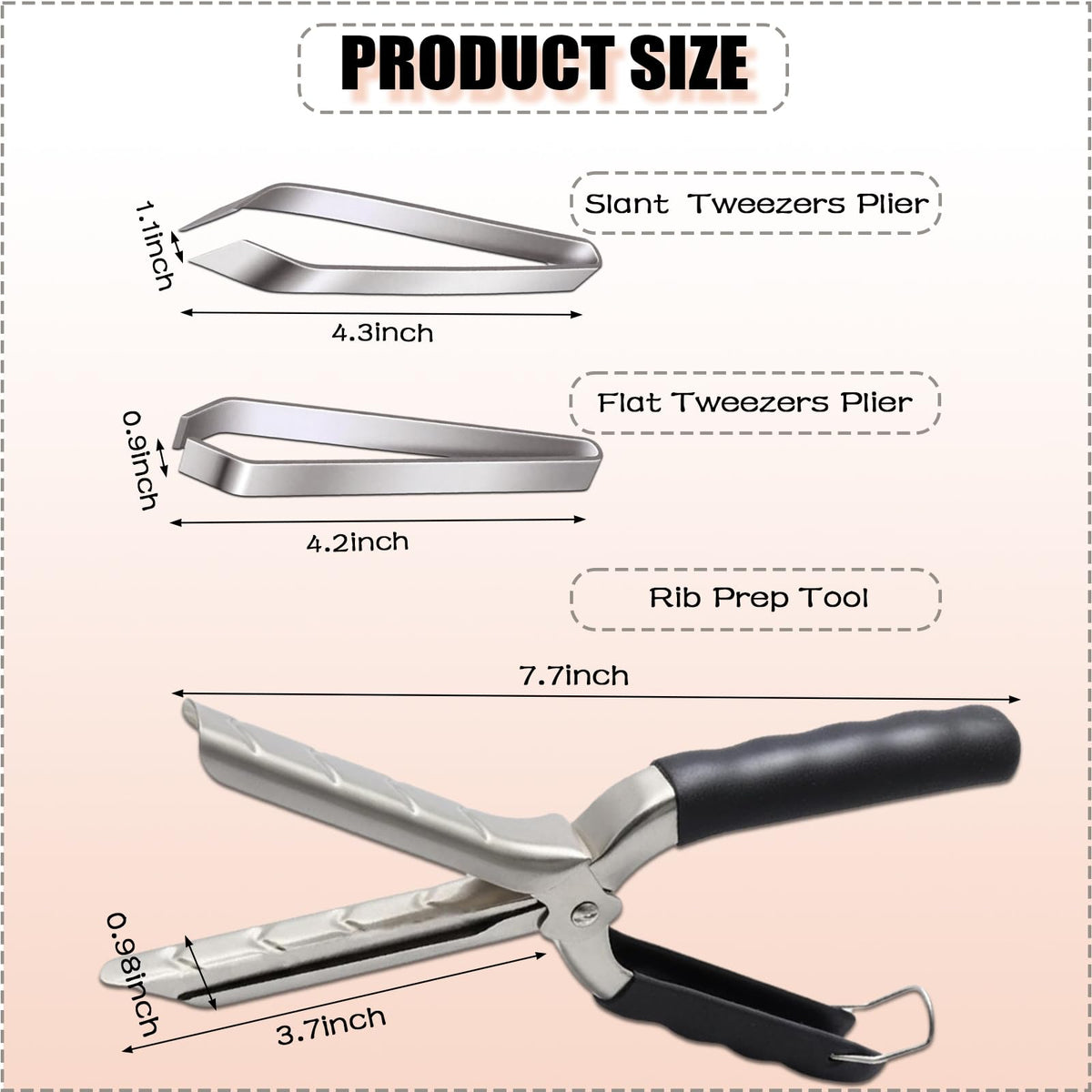 Musibo Slant Tweezers Plier for lifting membranes with steady control.