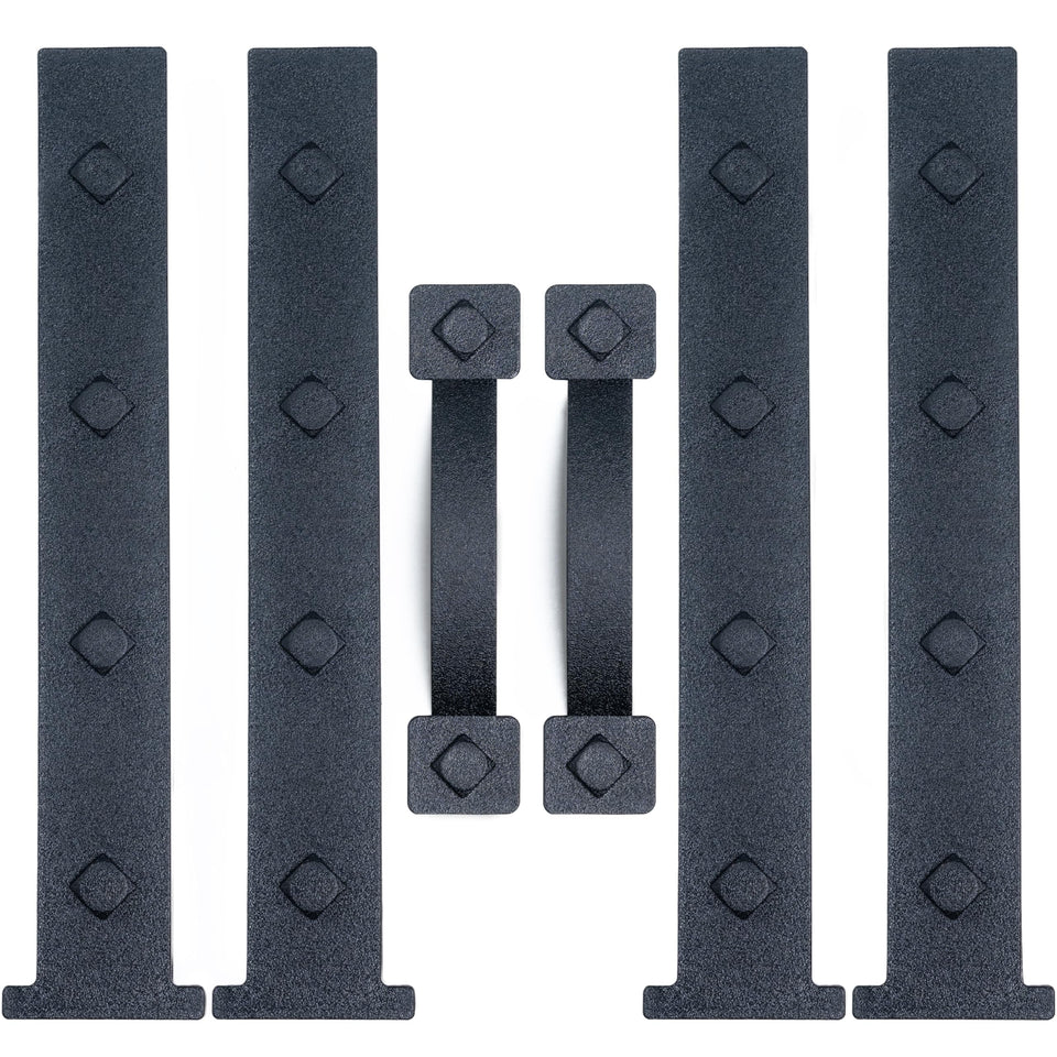 MustGood garage door decorative handle magnets add carriage-house charm and curb appeal.