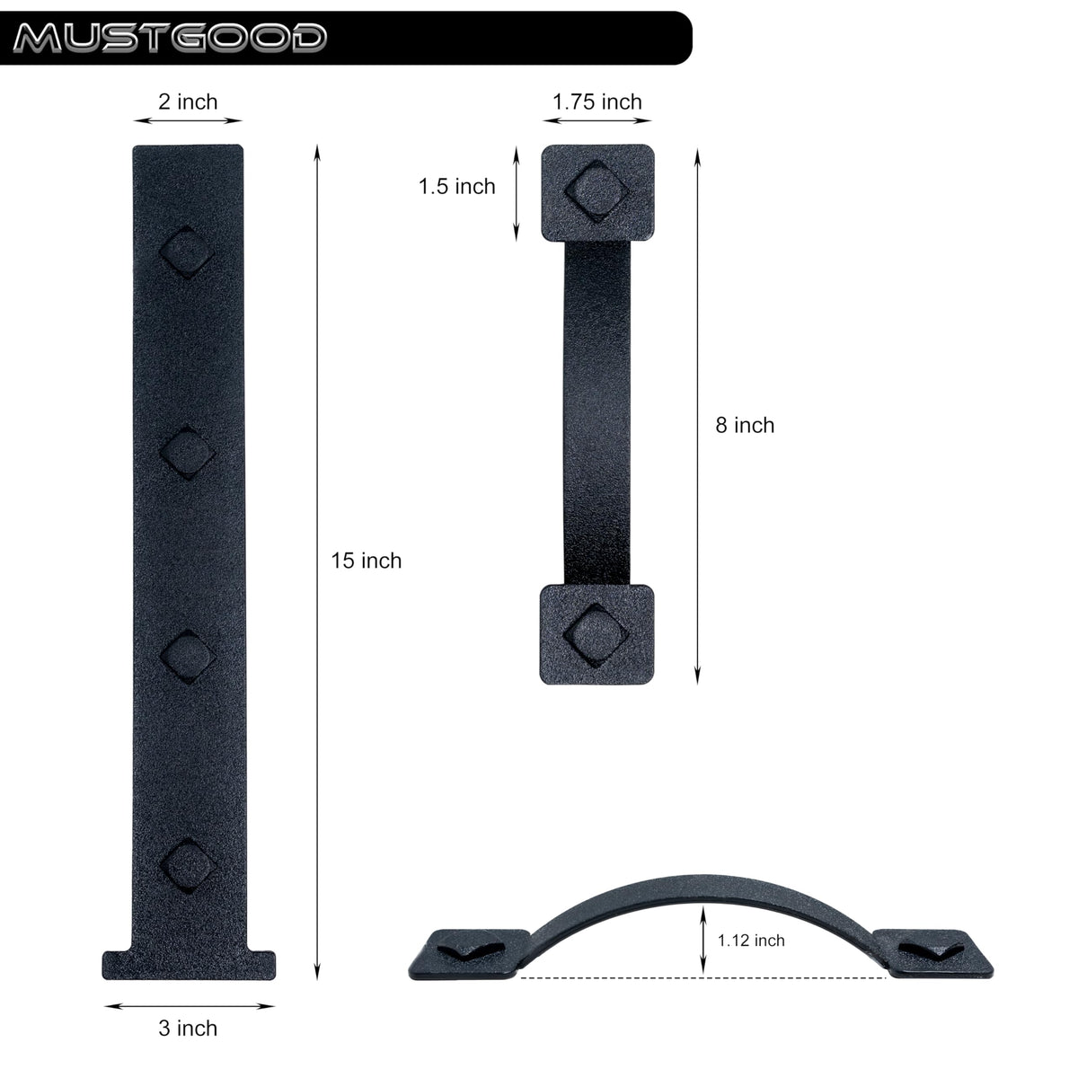 MustGood hinge magnets provide easy, tool-free attachment for authentic hardware look.