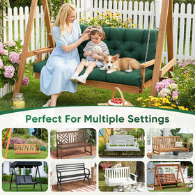 MusyVocay 2-3 seater porch cushion keeps plush seating