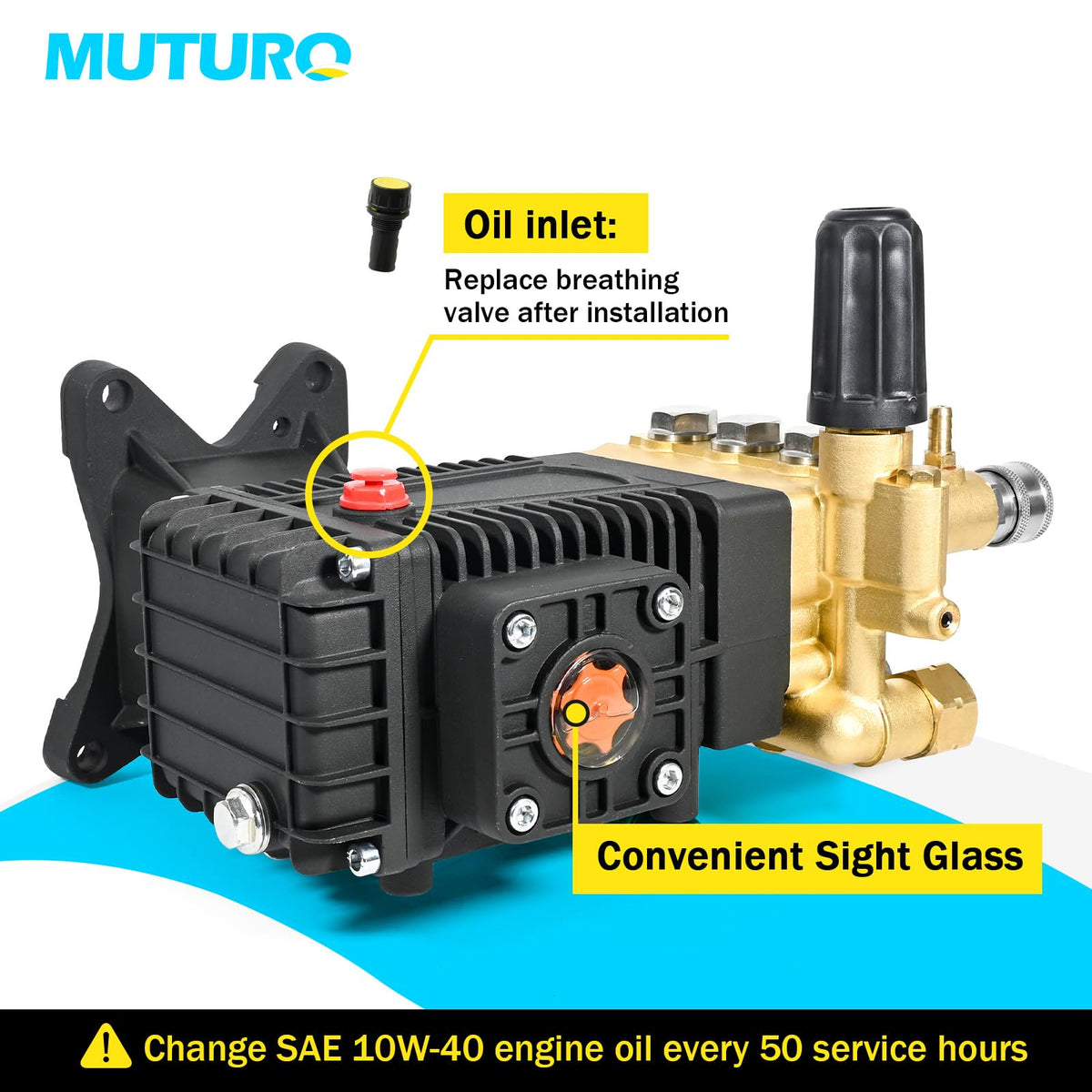 Muturq adjustable unloader enables easy pressure control