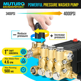 Muturq installation kit with bolts and shaft key for fast setup