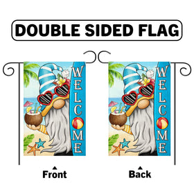 Muwodut flag closeup design highlights festive gnomes and vivid colors