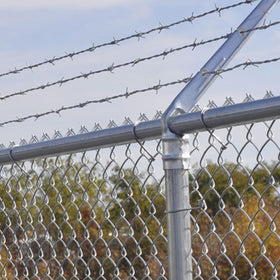MUXHEL-compatible rail end cap for 1-5/8 inch rails supports sturdy fencing.