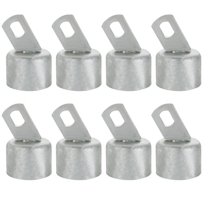 MUXHEL top rail end cap for 1-5/8 inch steel rail ensures secure fence connection.
