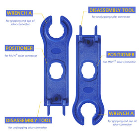 MUYI spanners and wrench set for durable outdoor solar maintenance.