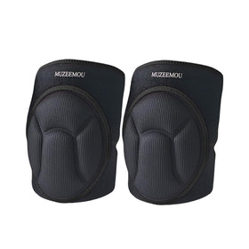 MUZEEMOU knee pad foam cushion detail shows 20mm EVA for knee comfort.