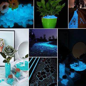 Muzero Glow Pebbles feature a smooth polished surface for easy cleaning