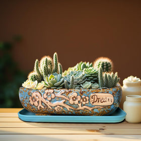 MUZHI bonsai planter supports indoor and outdoor setups, a thoughtful gift.