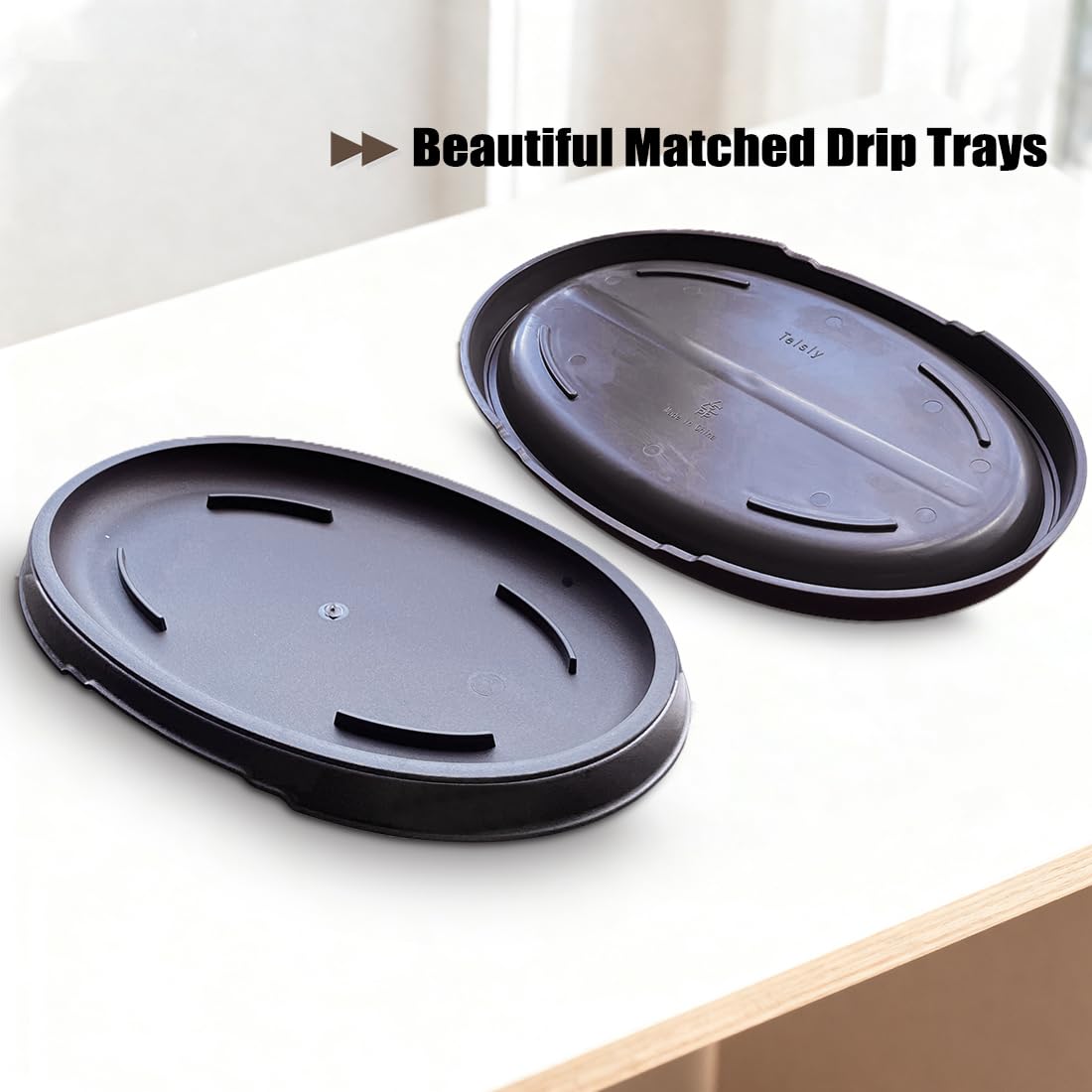 MUZHI lightweight PP plastic pot ensures portability and seasonal use.