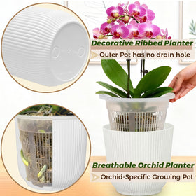 MUZHI clear drip tray for drainage during root airing
