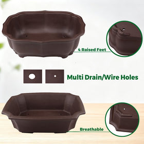 MUZHI handmade Zisha clay planter emphasizes durability and rustic charm