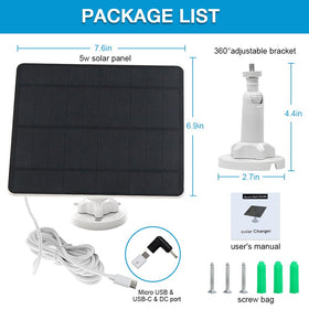 MUZUZZI packaging contents included for quick outdoor installation.