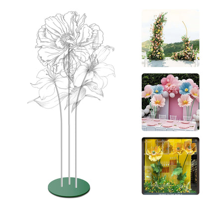 Mverse Giant Flower Stand Base showing a weighted foundation for stable floor displays