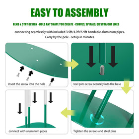 Mverse Giant Flower Stand 1-pack and 2-pack options for single or paired setups