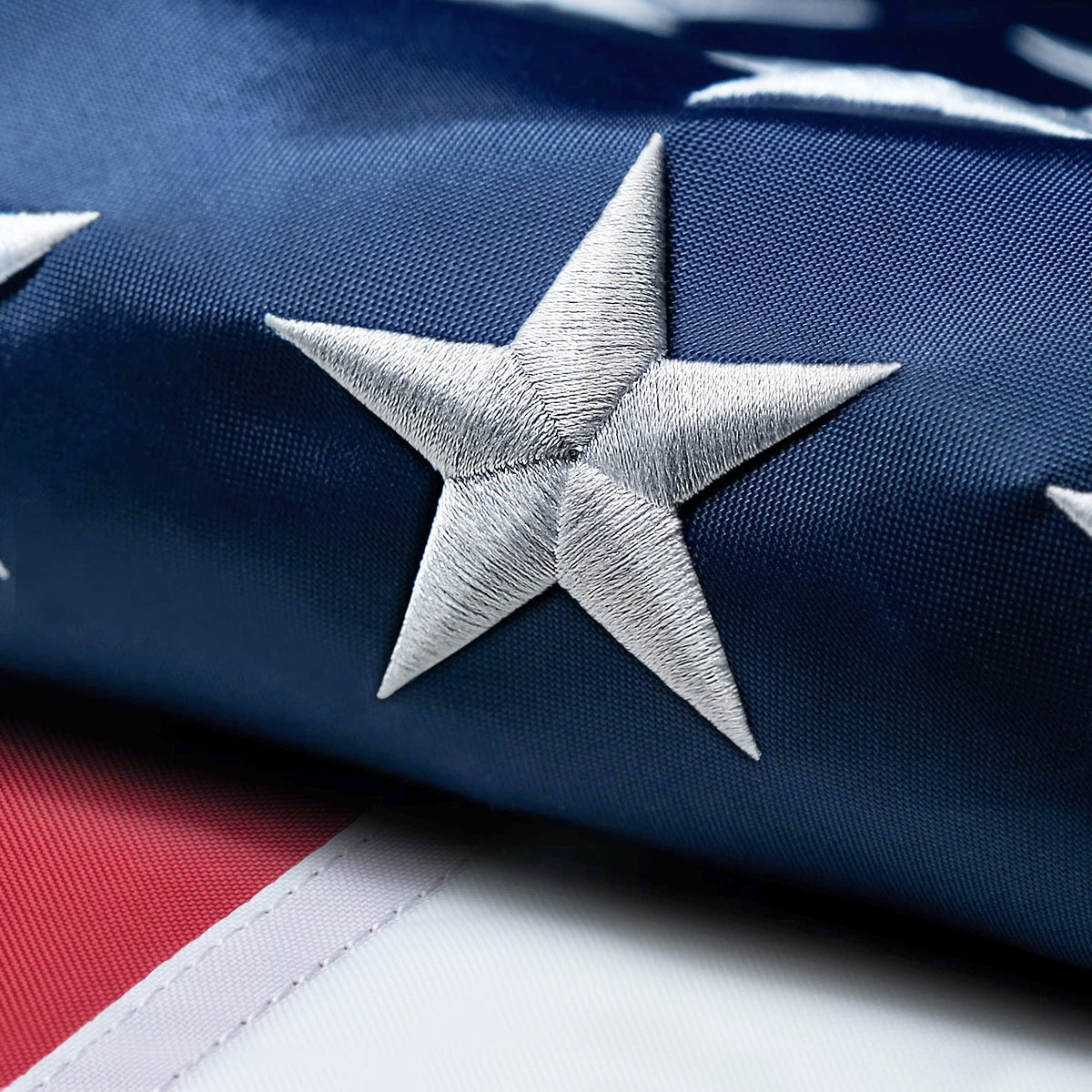 MVPRING American flag 2x3ft outdoor hanging display for patriotic celebrations.