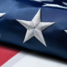 MVPRING American flag 2x3ft outdoor hanging display for patriotic celebrations.