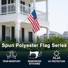 MVPRING outdoor flag ideal for porch, yard, or parade celebrations.