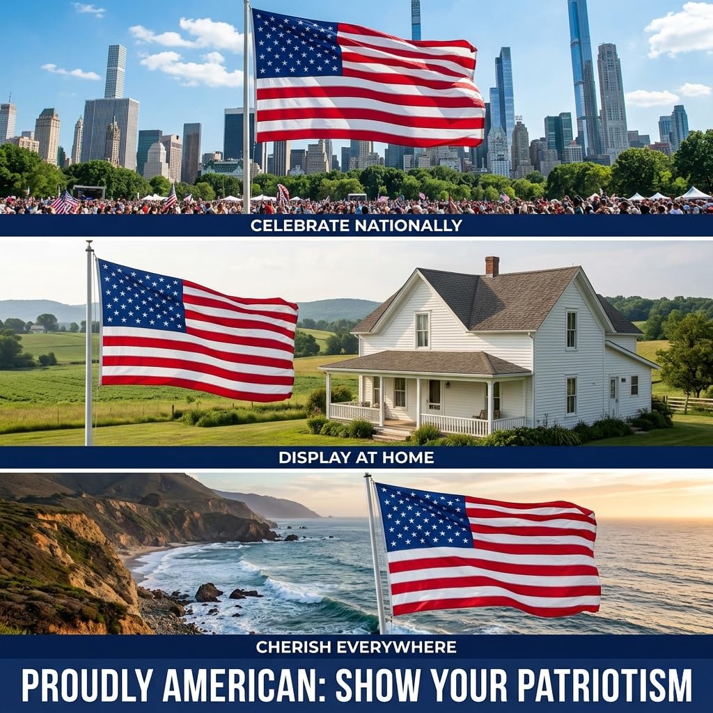 MVPRING flag with tearproof spun polyester stands up to wind and rain.