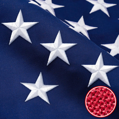 MVPRING American flag 5x8 tearproof for durable outdoor display in all weather