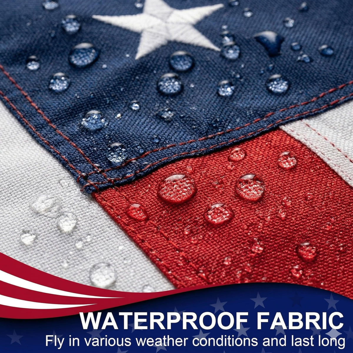 MVPRING fly edge reinforced for wind resilience during storms.