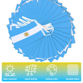 MVPRING Argentina flag bunting decor suitable for indoor or outdoor events.