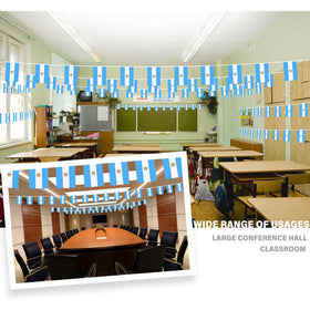 MVPRING Argentina pennant string with durable polyester and full-color print.