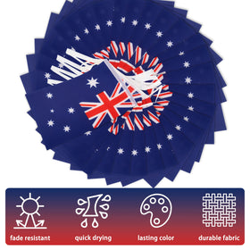 MVPRING classroom-decor Australia flag bunting adds patriotic spirit