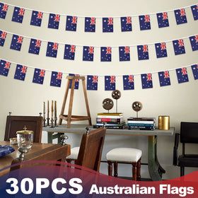 MVPRING party-setup Australia flag pennant banner enhances event ambiance