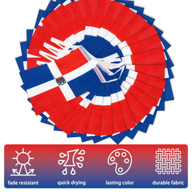 MVPRING Dominican flags banner used in classrooms and offices