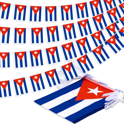 MVPRING Cuba flag banner on a 33-foot string for classroom decor