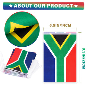 MVPRING durable polyester flag pennant closeup showing vivid colors