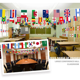 MVPRING durable polyester flags with full-color print withstands outdoor displays