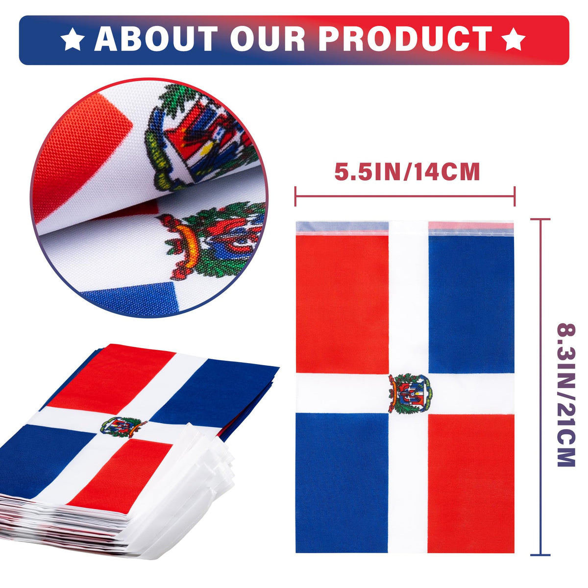MVPRING pennants show even stitching for a neat look