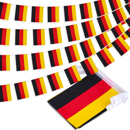 MVPRING Germany flag bunting, 33ft display for classroom and events.