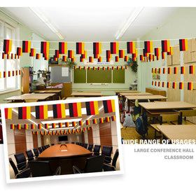 MVPRING Germany flag pennant detail highlights durable stitching and vivid color.