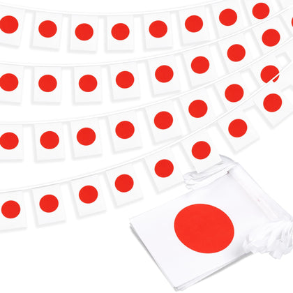 MVPRING Japan flag pennant banner in 33ft for parties and classrooms.