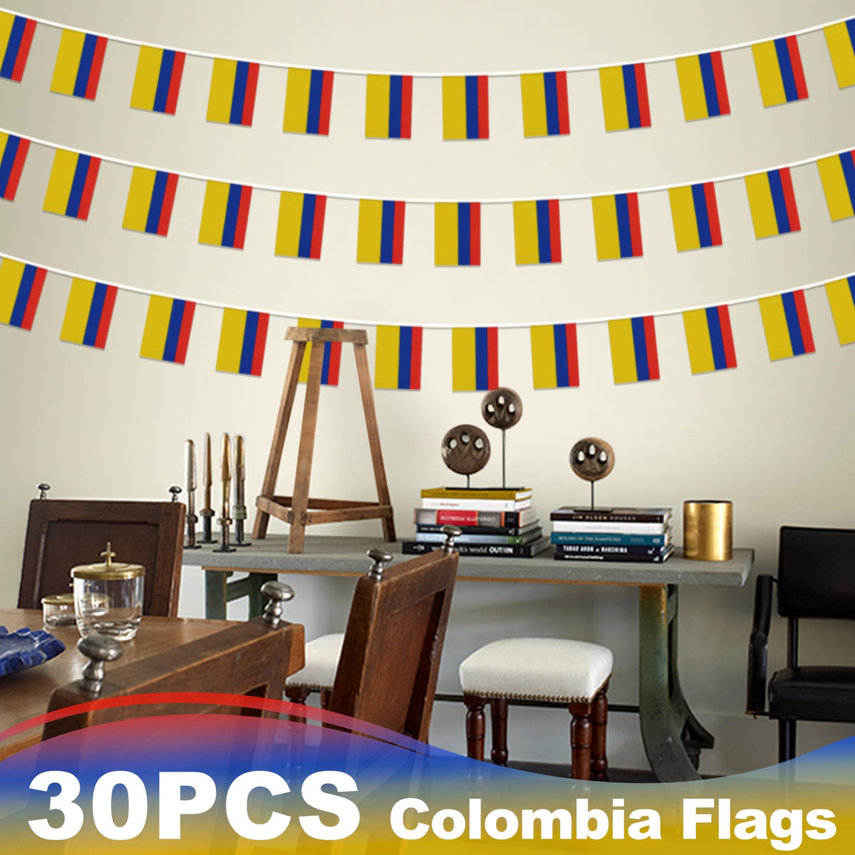 MVPRING outdoor banner for Colombia adds festive ambiance to patios and gatherings