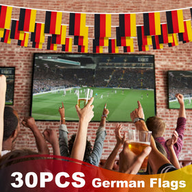 MVPRING outdoor Germany flag bunting suitable for patios and balconies.