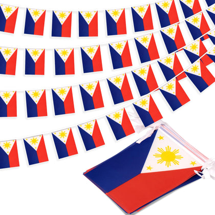 MVPRING Philippines flag banner with 30 flags for events.