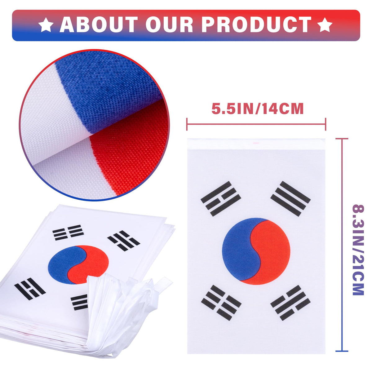 MVPRING durable polyester flag pennant for indoor and outdoor use.