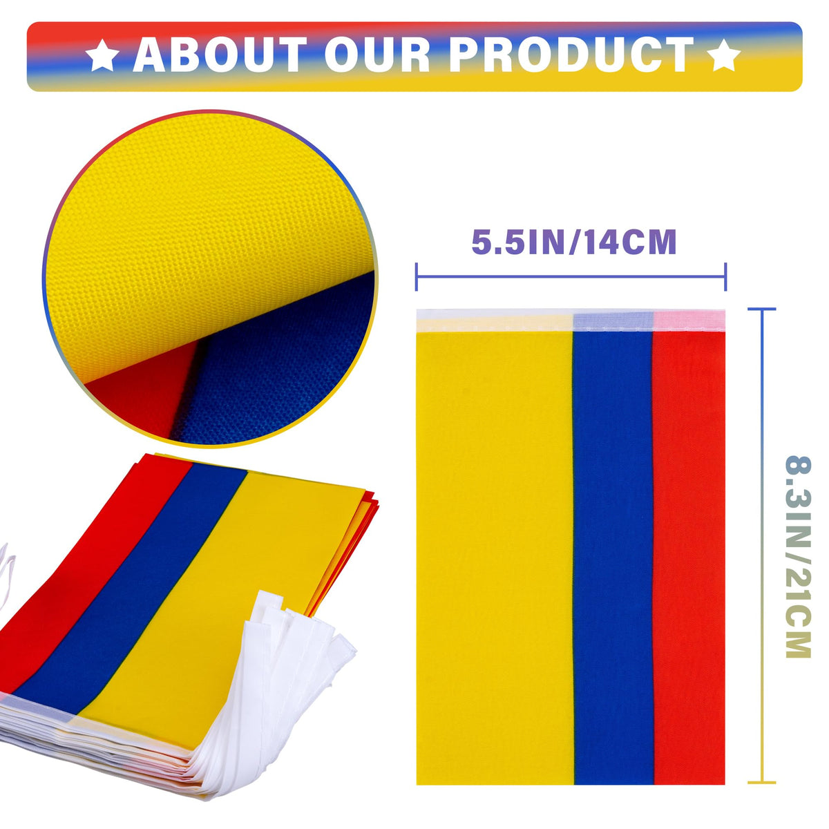 MVPRING polyester flags deliver full color print for bars and patios