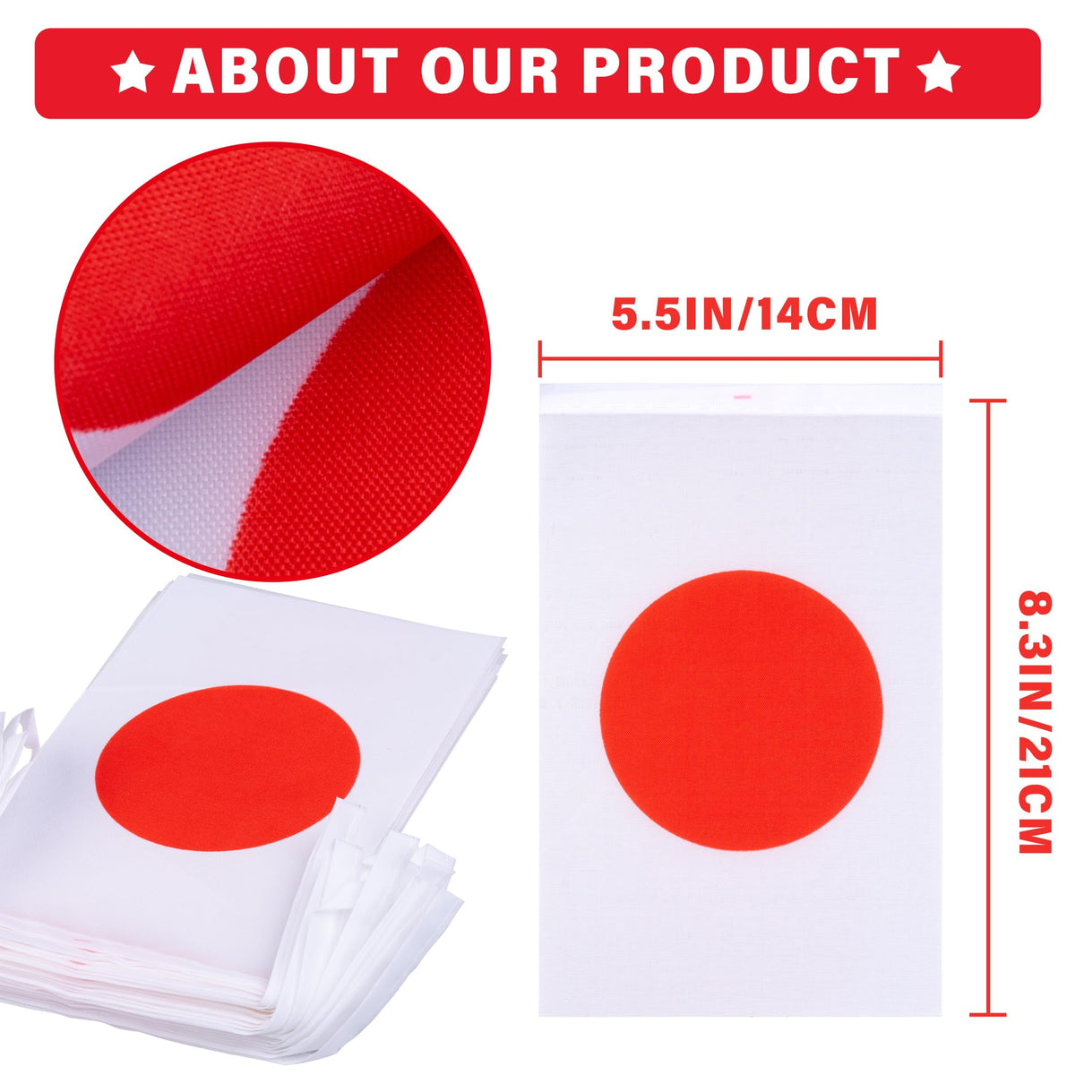 MVPRING polyester pennants with clean stitching for tidy, wrinkle-resistant decor.